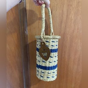 Brother Vellies Something Special Straw Bag / Wine Holder